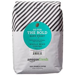 AmazonFresh Fresh Dark Roast Whole Bean Coffee, 32 Ounce