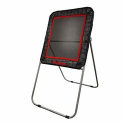 Gladiator Lacrosse Professional Bounce Pitch Back/Rebounder (Black), 49X32X6, Black with Orange Accents, Model:05011