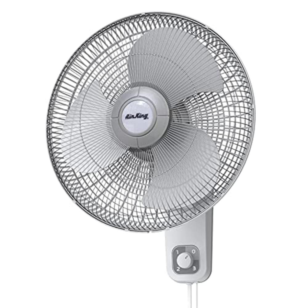 Air King 9016 Commercial Grade Oscillating Wall Mount Fan, 16-Inch