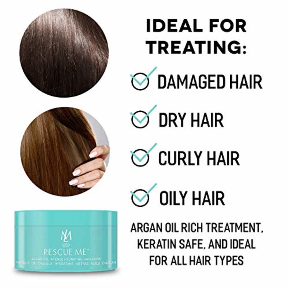 Leyla Milani Hair Leyla Milani Rescue-Me Hair Mask - Best Professional Deep  Conditioning Argan Oil Hair