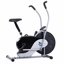 Body Rider Fan Bike, UPDATED Softer, Comfortable Bike Seat, Cardio and Toning Exercise Equipment for your Home Gym, Adjustable S