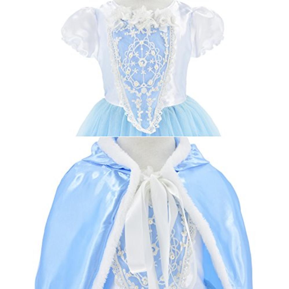 Party Chili Princess Costumes Fancy Party Birthday,Christmas Dress Up for Little Girls with Accessories 8-10 Years(140cm)
