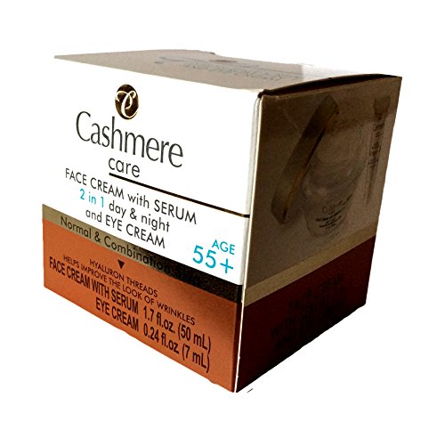 Cashmere Care Face Cream with Serum 2 in 1 day & night and EYE CREAM 55+ NORMAL & COMBINATION SKIN
