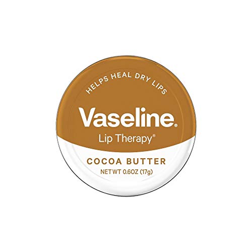 Vaseline Lip Therapy Cocoa Butter Lip Balm Tin, 0.6 Ounce - 12 per case.