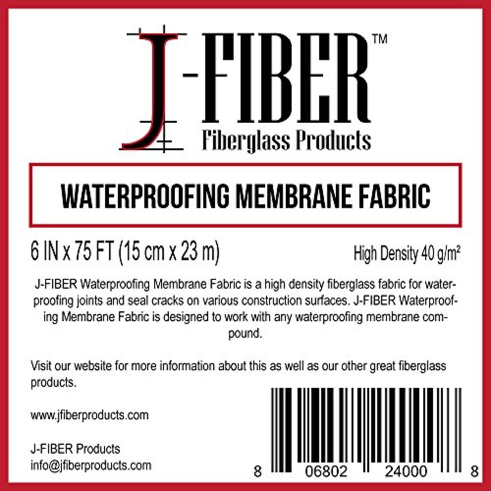 J-Fiber High Density Fiberglass Waterproofing Membrane Fabric - 6
