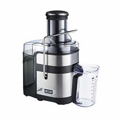 Weston Powerful Juicer Machine with XL 3.5" Feed Chute, BPA Free, 1100W, Easy Sweep Cleaning Tool (67902), Silver