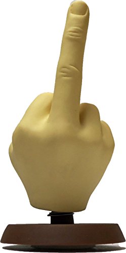 RMCTOYS Middle Finger Statue Hand | Joke Gifts Funny Gag for Adults | Office Novelty Toys | Desk Decoration Trophy Party Award Bobble Wo