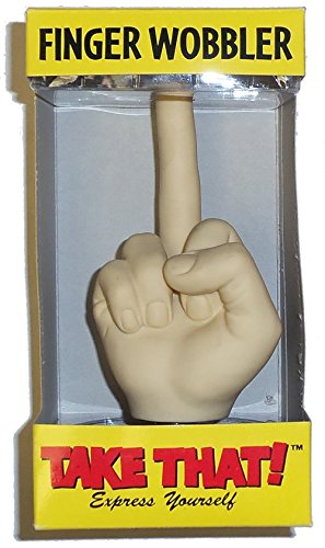 RMCTOYS Middle Finger Statue Hand | Joke Gifts Funny Gag for Adults | Office Novelty Toys | Desk Decoration Trophy Party Award Bobble Wo