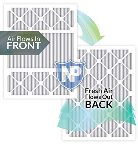 Nordic Pure 20x25x5 MERV 12 Pleated Honeywell Replacement AC Furnace Air Filters 4 Pack