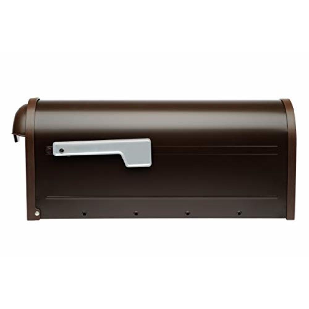 Architectural Mailboxes 8830RZ-10 Winston Post Mount Mailbox, Rubbed Bronze