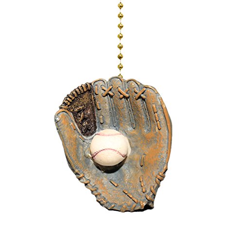 Clementine Designs World Series Baseball Glove Ball Ceiling Fan & light Pull