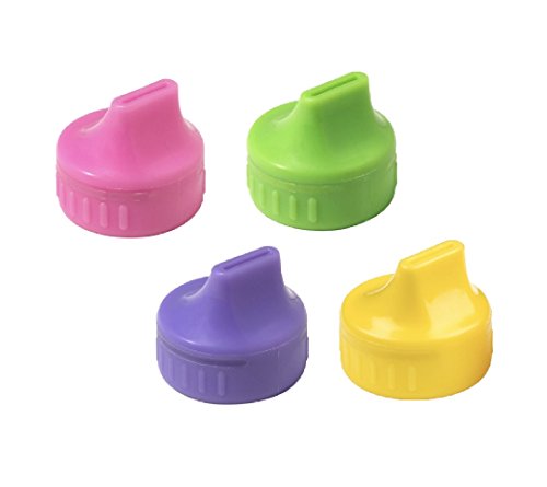 Parent Units Sipping 4 Piece Spout, Assorted, Water Bottles (Color May Vary)