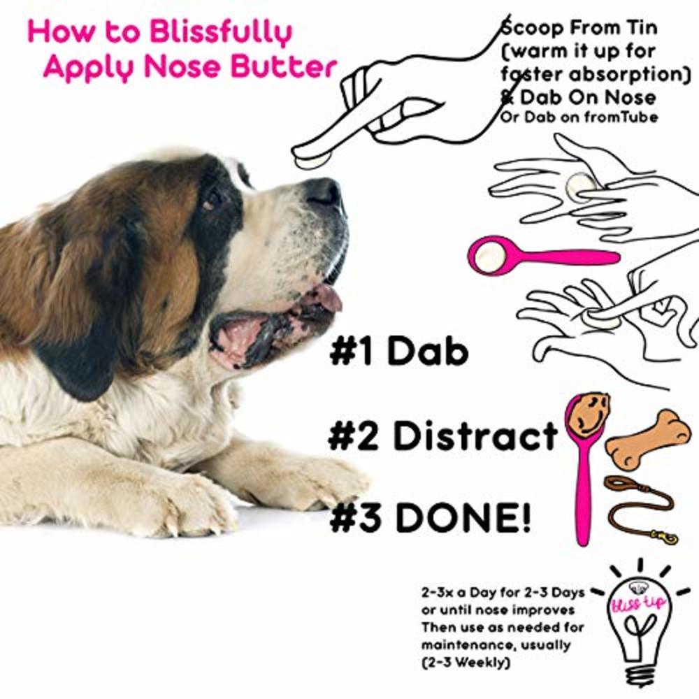 The Blissful Dog St. Bernard Unscented Nose Butter - Dog Nose Butter, 4 Ounce