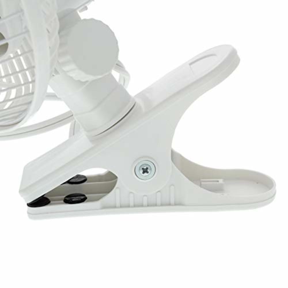 Comfort Zone CZ6XMWT-EC 6" Electric Fan, 6" 2 in 1, White