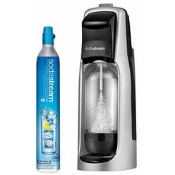 SodaStream Jet Sparkling Water Maker (Silver) with CO2 and BPA free Bottle