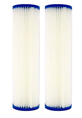 Rein Pack Of 2 Watts (Wpc20-975) 9.75X2.75 20 Micron Pleated Sediment Filters