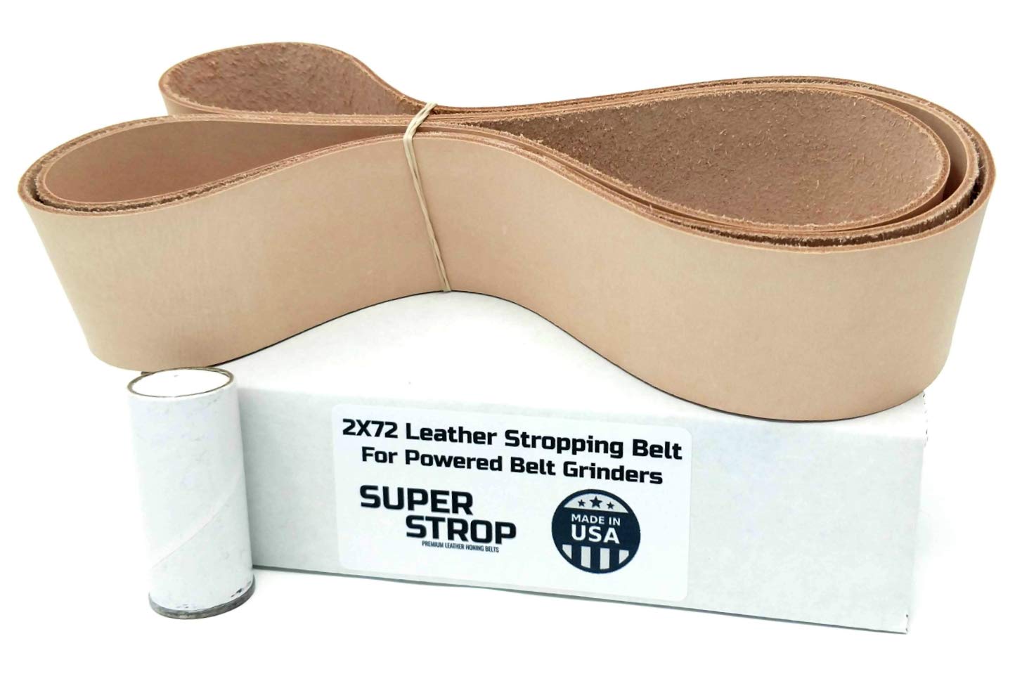 Super Strop 2X72 Inch Super Strop Leather Honing Stropping Belt For