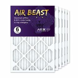 AIRX FILTERS WICKED  Airx Filters 16X25X1 Air Filter Merv 11 Pleated Hvac Ac Furnace Air Filter, Air Beast 6-Pack, Made In The Usa