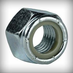 NewPrMScrews New Lot Of 100 Pcs 38-24 Nylon Insert Hex Lock Nuts Grade 2 Zinc Plated Steel Set #Lig-0717Ng Warranity By Pr-Mch