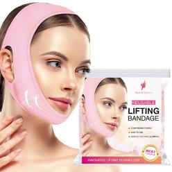 venus visage Reusable V Line Mask - Double chin Reducer Facial Slimming Strap, Face Lifting Belt, V Shaped Slimming Face Mask chin Up Mask fo
