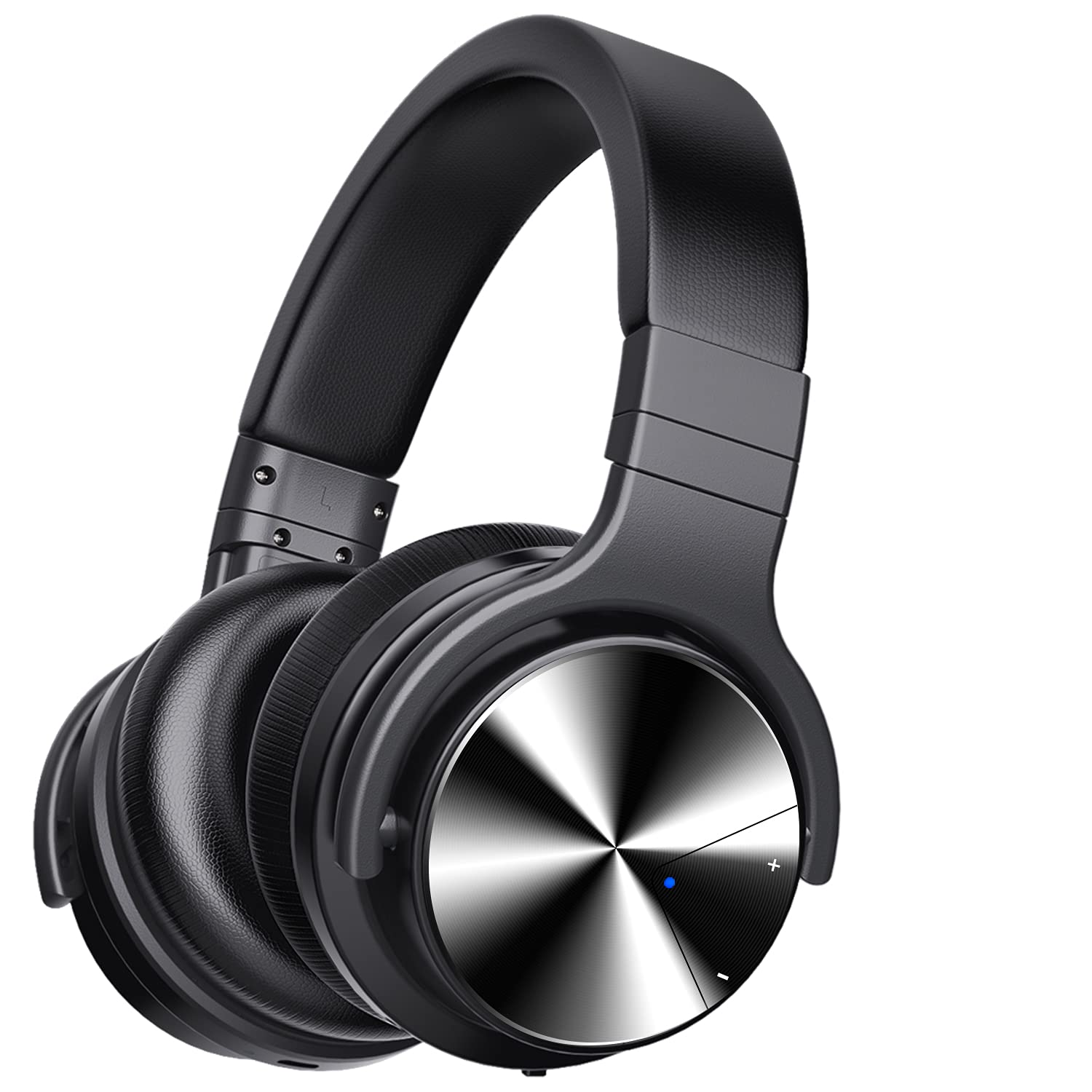 Qisebin E7 PRO Active Noise cancelling Headphones Bluetooth Headphones with MicrophoneDeep Bass Wireless Headphones Over Ear 30H