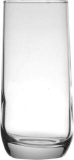 Vikko 12 Ounce Drinking glasses  Pretty cups for Water, Juice, Soda, etc - Thick and Durable glass - Dishwasher Safe - Set of 6