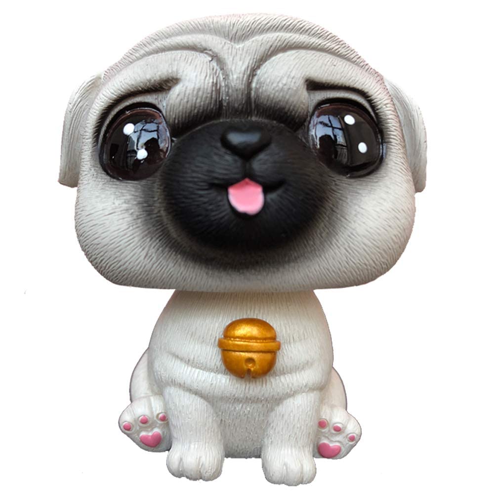ANWoRLeT Bobble Head Toy,car Dashboard Decoration, Dog Decoration for cars ,Pug Bobblehead,Office Accessories, cab Accessories,cute carto