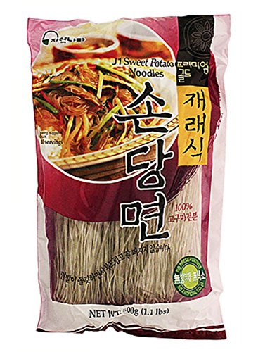 Jayone Paleo Sweet Potato Starch Noodles ( ) (1.1 Lb x 4 Bags)