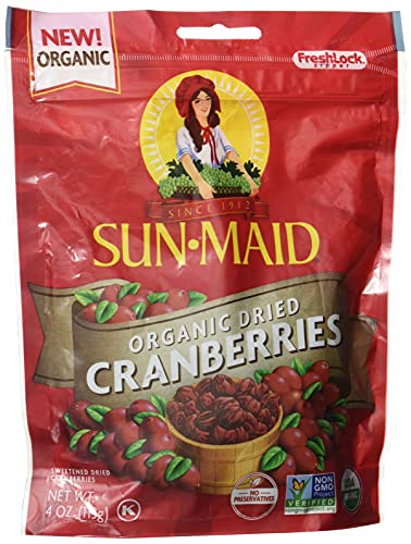 SUN-MAID Organic cranberries 4 oz (us)