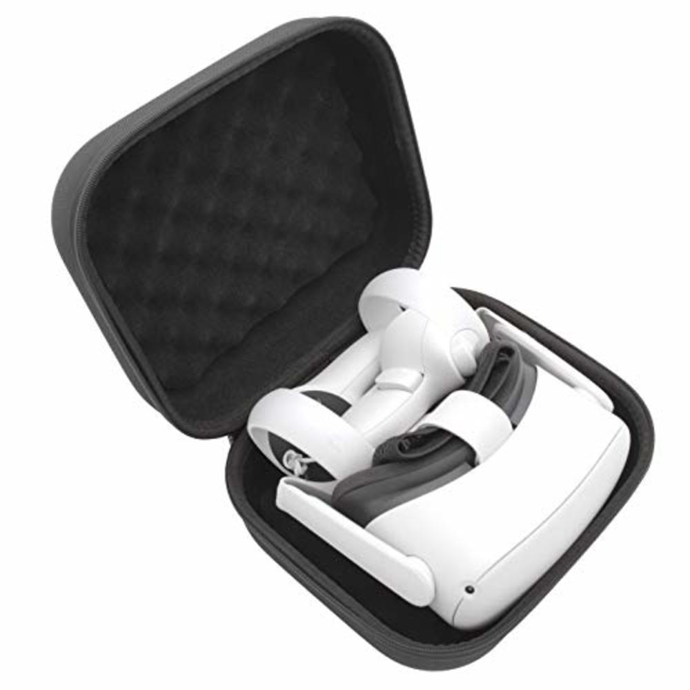 CASEMATIX Hard Shell VR Headset Case Compatible with Oculus Quest 2 VR Headset and Select Accessories