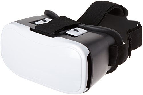 ONN White Virtual Reality VR Smartphone Headset for Apple or Android