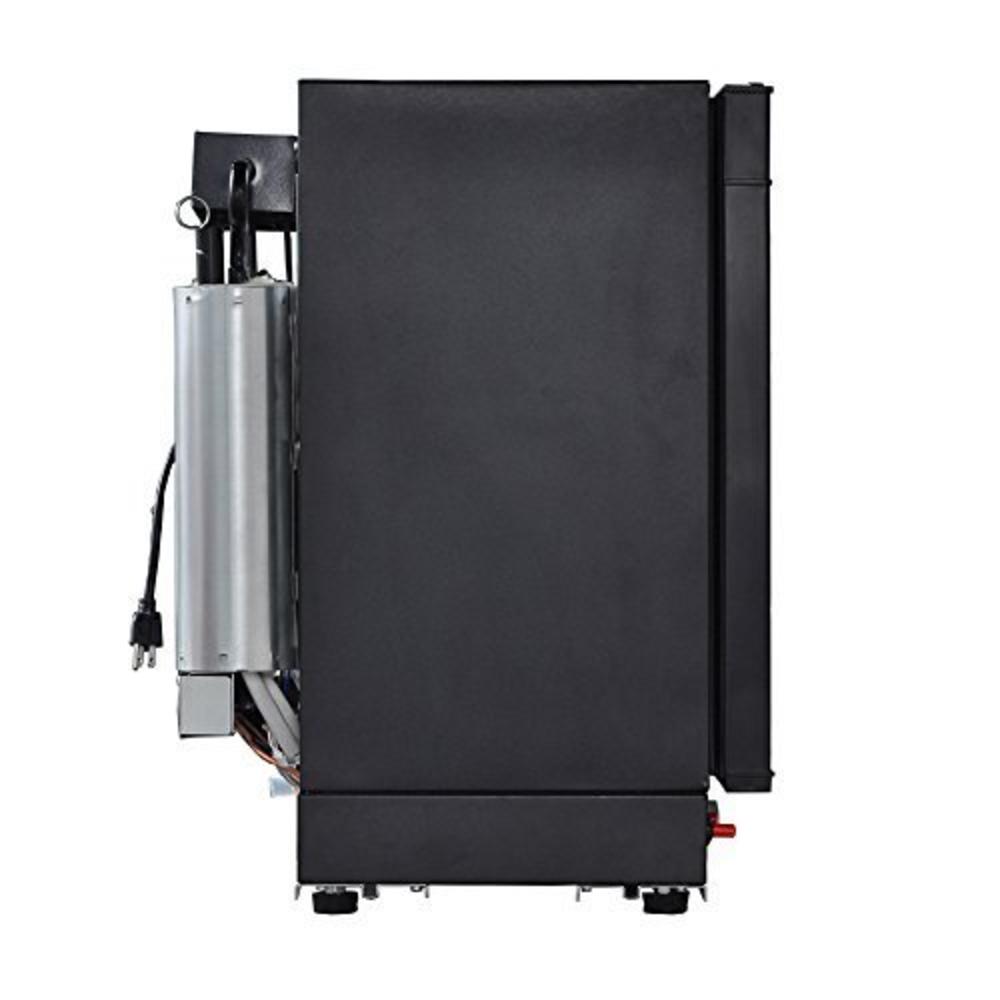 SMETA 3 Way Fridge Propane Refrigerator 12V/110V/Gas 1.4 Cu.Ft LP Gas Off-Grid Refrigerator without Freezer - Compact RV Cabin C