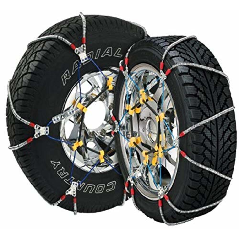 Security Chain Company SZ462 Super Z8 8mm Commercial and Light Truck Tire Traction Chain - Set of 2