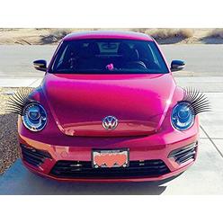 Carlashes for Beetle (2012-present) - VW Car Headlight Eyelashes Black