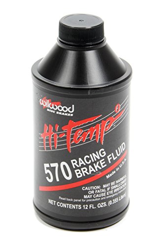 Wilwood Brake Fluid, 570 Hi-Temp Racing, DOT 3, 12 oz Bottle, Each