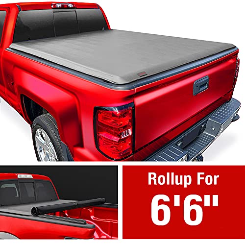 MaxMate Soft Roll Up Truck Bed Tonneau Cover Compatible with 1988-2006 Chevy Silverado/GMC Sierra 1500 2500 HD 3500 HD | 2007 Cl
