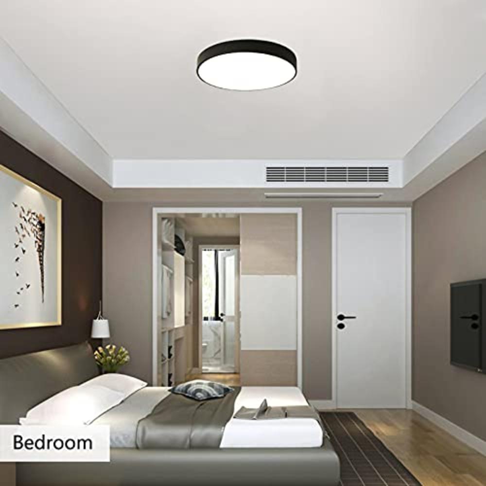 Ganeed LED Ceiling Lights, 24W Flush Mount Ceiling Light,12-Inch Modern Ceiling Lamp, Round Hallway Light Fixtures Ceiling,Ceili