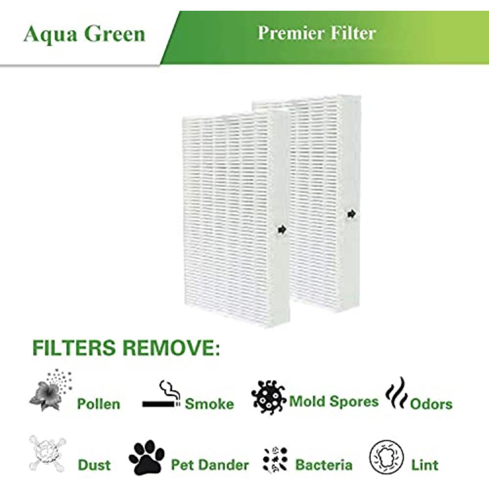 AQUA  GREEN AQUA GREEN Replacement Filter R True HEPA Filter Compatible with Honeywell Filter R, HRF-R2 HPA100, HPA200,HPA300 Air Purifier F