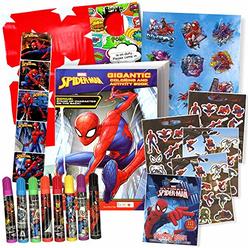 Nick Jr. Studios Spiderman Coloring Book with Spiderman Stickers and Markers (Spiderman)