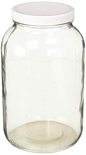 FastRack 1-1 Gallon Wide Mouth Mason Jar, Clear