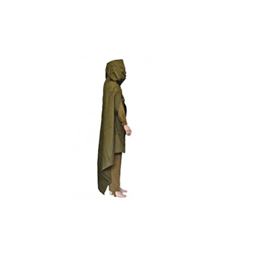 S.U.R. & R Tools Made in Ussr Original Soviet Russian Army WWII Type Soldier Field Canvas Cloak Tent Raincoat Poncho Plasch-palatka with Leather 