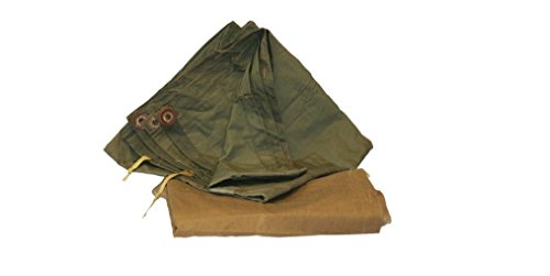 S.U.R. & R Tools Made in Ussr Original Soviet Russian Army WWII Type Soldier Field Canvas Cloak Tent Raincoat Poncho Plasch-palatka with Leather 