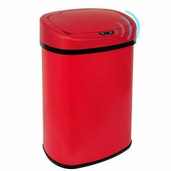 Bigacc Kitchen Trash Can 13 Gallon,Stainless Steel Trash Can Touchless Garbage Can Large Trash Bin for Kitchen,Bathroom,Restroom,Office