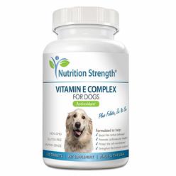 Nutrition Strength Vitamin E for Dogs Promote cardiovascular Health Support cell Membranes Vitamin E complex to Boost Dog Immune