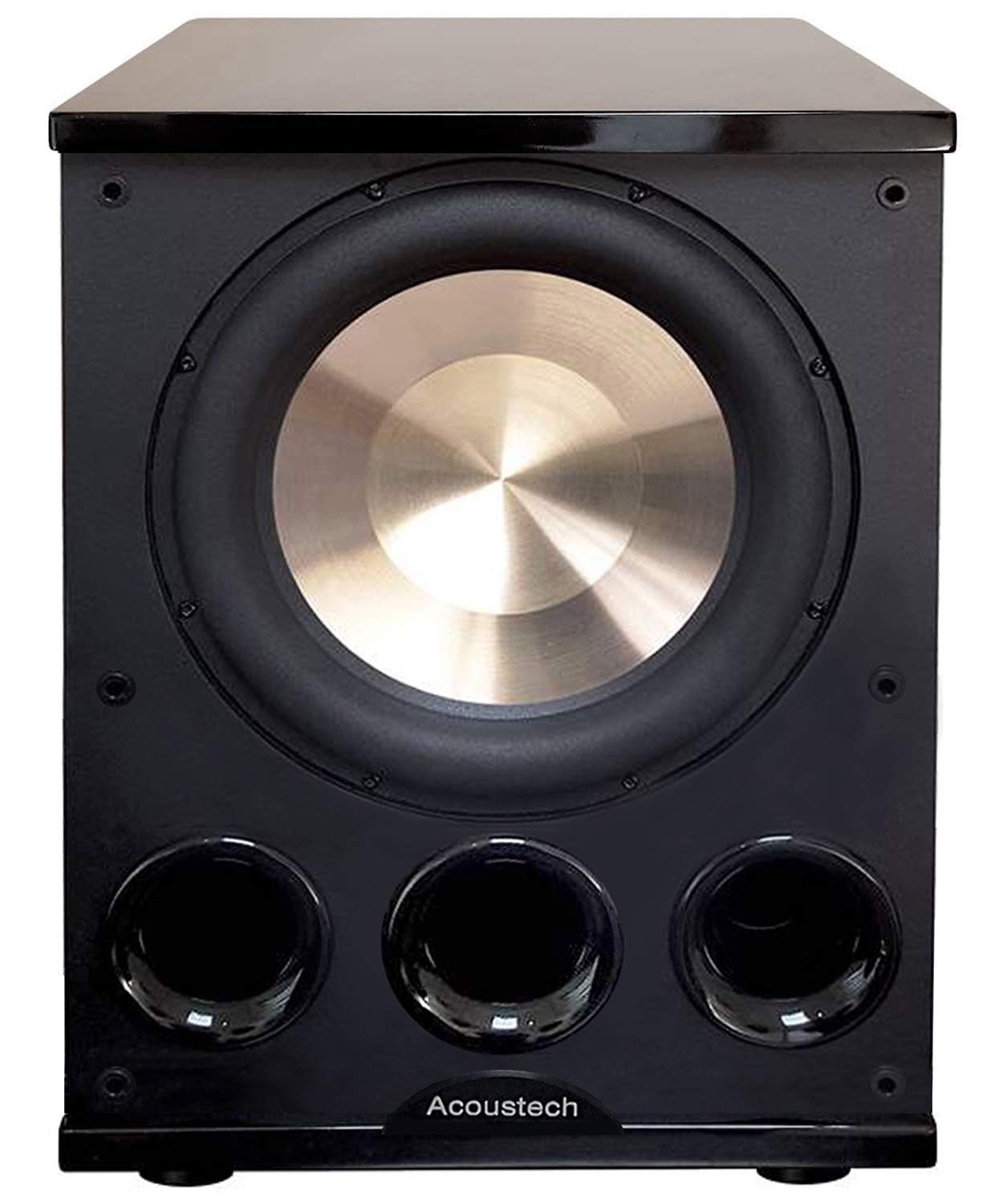 B I c Acoustech Elite Series PL-300 12 inch Powered Subwoofer-1400W with Tri-Tuned Ports and BASS Boost Feature for Room Shaking