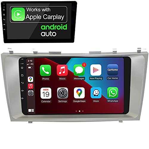 IYINg car Stereo Wireless carPlay & Wired Android Auto for Toyota camry 2006-2011 Android 10 car Radio AMFM gPS Navigation WiFi
