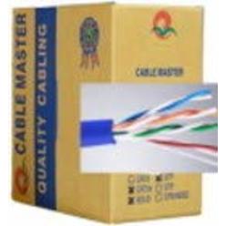 Vaster 1000 Ft cat 5e commercial Ethernet_Pure Bare copper Wire_Bulk cable_cm_24AWg_Solid cable_Blue color