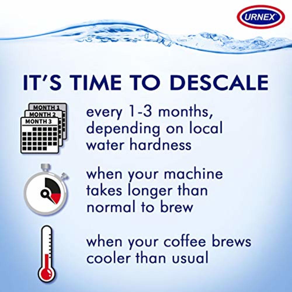 Urnex Dezcal Activated Scale Remover - 7 oz - For Use on Commercial Boilers and Heating Elements of Coffee and Espresso Equipmen