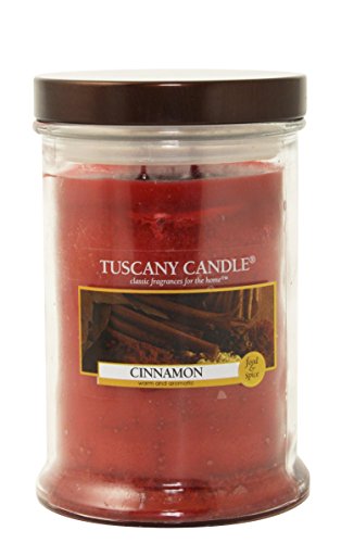 Langley Empire Candle Tuscany, Mottled, Bronze Lid, 18-Ounce, Cinnamon