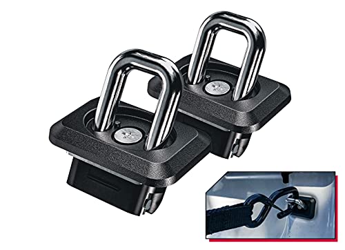 Bull Ring USA Chevy/GMC Inner-Bed Retractable Truck Bed Tie-Down Anchors | 2007+ Chevy Silverado and GMC Sierra | 2015+ Chevy Co